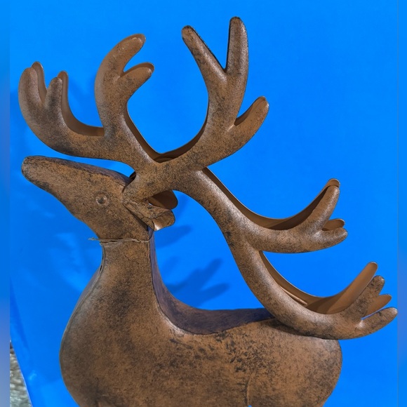 Tall Rustic Brown Reindeer Holiday Decor - Picture 6 of 11